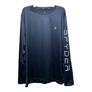 Mens Spyder Surf-Sand-Sun Rash Guard With 30+ UPF Protection Sz 2XL